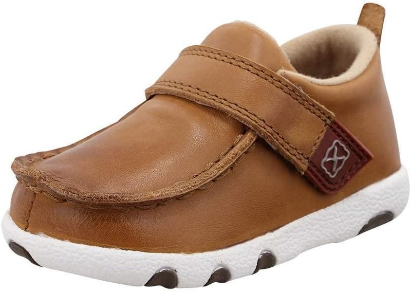 Twisted X Toddler-Boys' Driving Western Shoe Moc Toe Tan 3 D - Image 1